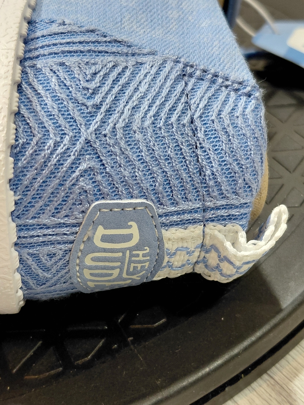NWT Hey Dude Womens Wendy Surf Wash Blue White Denim Canvas Casual Comfort W8 - Picture 7 of 16